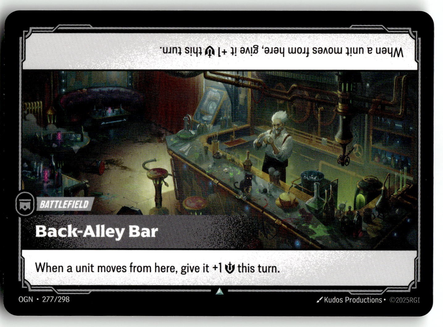 2025 League of Legends - Origins Card OGN-277 UC Back Alley Bar