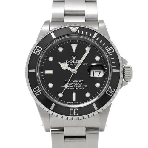 Rolex Submariner 16610 40mm Stainless Steel Black Wristwatch #...