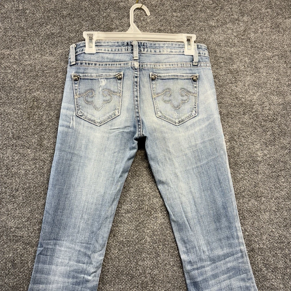 Rerock Express Jeans Women 4L Bootcut Low-Rise Light Wash Denim Pants - Image 4 of 4