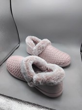 Skechers Cozy Campfire Vegan Quilted Knit Slippers Frosty Pr Women's 8M Blush