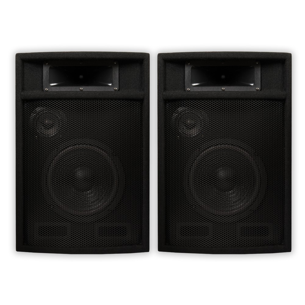 Acoustic Audio PA-380X Passive DJ Speakers 8" PA Karaoke 3-W