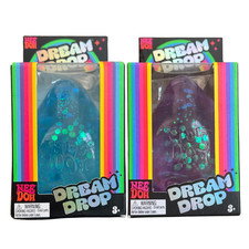 Nee Doh Dream Drop Blue Purple Glitter - Hard To Find NeeDoh SET OF 2 New