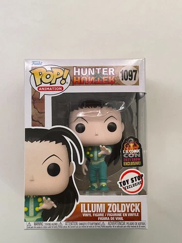 Funko Pop! Animation: Illumi Zoldyck #1097 LACC Exclusive Figure +PROTECTOR H3