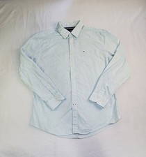 Tommy Hilfiger Size XL Green Sleeve Shirt in 80's 2ply Fabric Ca11