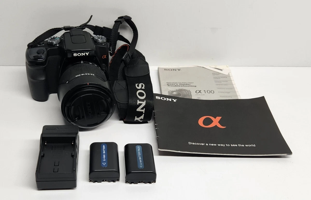 SONY DSLR-A100　セット Sony Alpha DSLR-A100 Kit 10-megapixel digital SLR camerawith 18