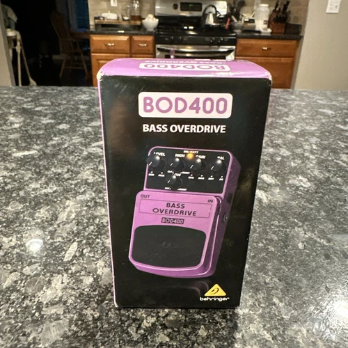 Behringer Bass Guitar Overdrive Effect Pedal w/Power supply BRAND NEW FREE SHIP