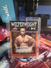 2026 Topps Chrome UFC Leon Edwards 1986 Signatures Auto Orange /25