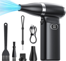 Soplador Aire El ctrico Inal mbrico 60MPH Limpiador PC Teclado Auto Port til