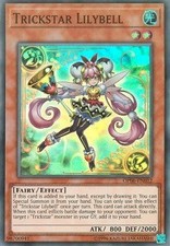 YuGiOh Trickstar Lilybell OP06-EN012 Super Rare Englisch NM unl.