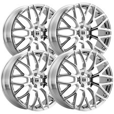 Set Of 4 Touren Tr76 20x8.5 5x108 35mm Chrome Wheels Rims 20 Inch