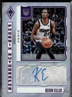 Keon Ellis 2024 Phoenix Auto Autograph Sacramento Kings