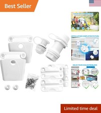 Cooler Replacement Parts Kit, Ice Chest Plastic Hinges, Latch Posts, Threaded...