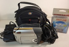 Canon DC320 DVD Camcorder 48X Zoom Tested w/ Charger Battery Case Manual AV Cabl