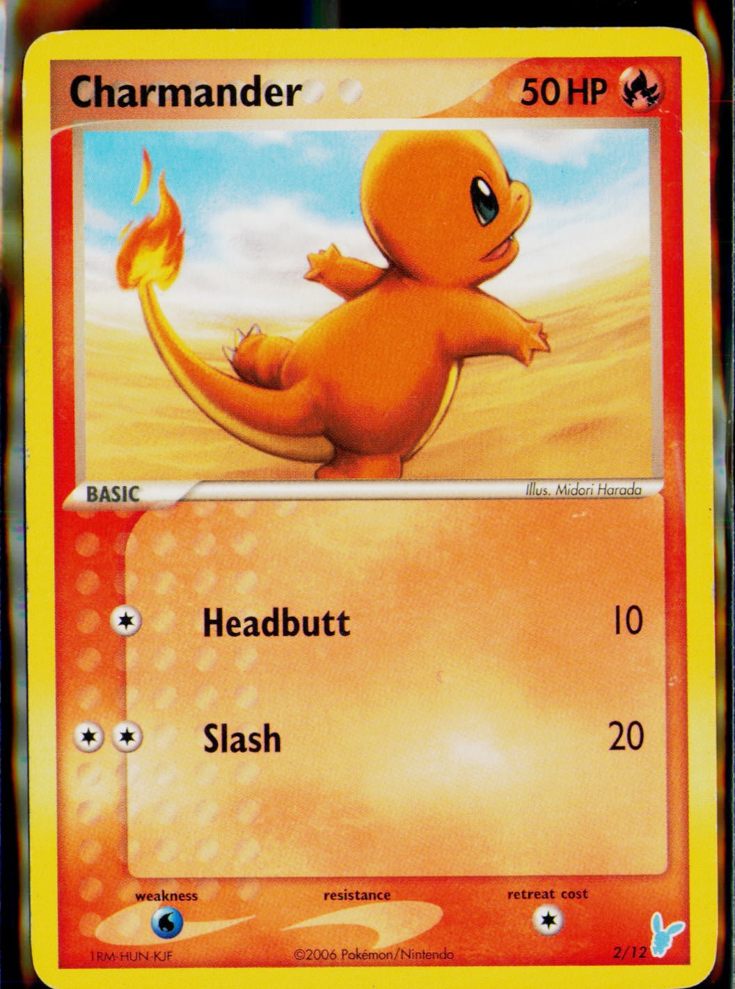 Charmander 2/12 EX Trainer Kit 2 Minun Pokemon MP