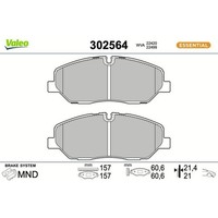 Valeo Essential BremsbelÄGe Satz Vorderachse Passend FüR Hyundai H350 | 302564