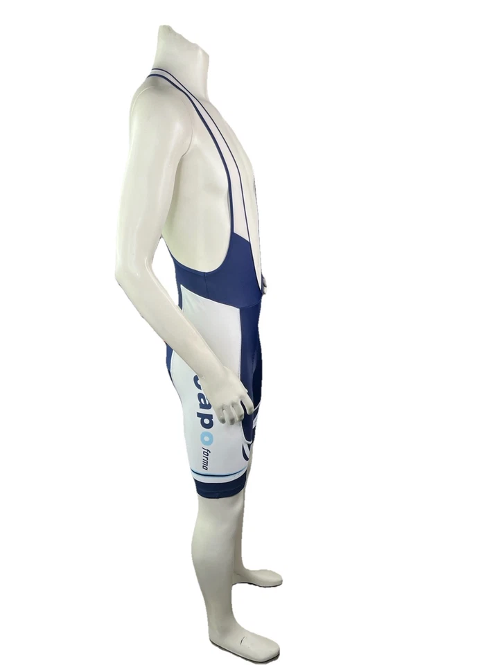 CAPO 骑行围兜短裤男式 L 加垫压缩贴合意大利制造 — 第 4/4 张图片