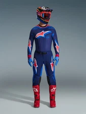 NEW ALPINESTARS 2026 SUPERTECH VISTA RACE KIT NAVY HOT CORAL COBALT MOTOCROSS MX