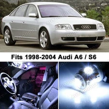 21 x Premium Xenon White LED Lights Interior Package Upgrade for Audi A6