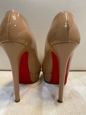 Christian Louboutin Size 36 Bianca Patent Nude Pumps | eBay