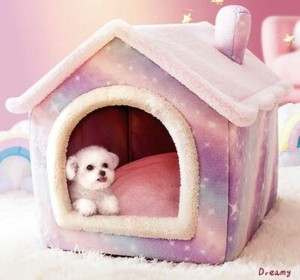 soft dog house bed