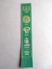 Leather BOOKMARK The Roman Baths Bath Medusa Minerva Centurion GREEN
