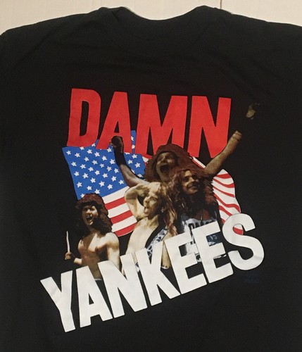 Vintage Damn Yankees Yank This T-Shirt Ted Nugent Single Stitch Hanes Size Large - Picture 2 of 12