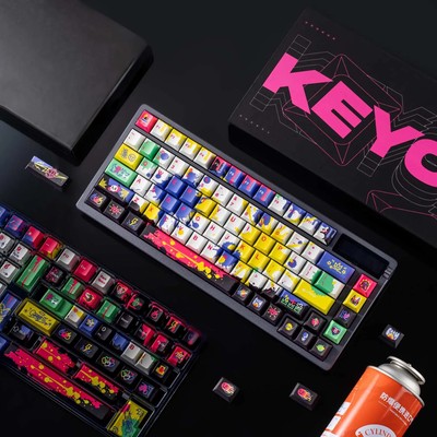 Fansi Grafitti PBT OEM Profile Full Set Keycaps For Cherry MX keyboard