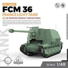 MRY-SFW 48655 1/48 25mm Military Model Kit France FCM 36 Light Tank