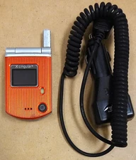 Pantech PG-C3 / C3 - Orange ( AT&T / Cingular ) Super Rare Flip Phone - Bundled