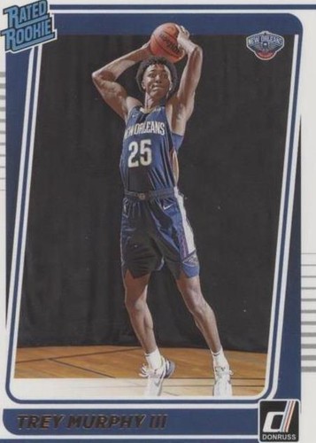 Trey Murphy III 2021-22 Chronicles Gold Standard Rookie Jsy Auto