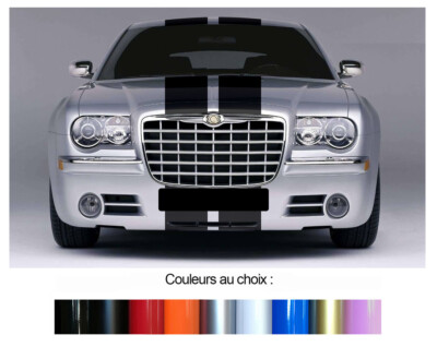 Doppelstreifen Racing Vinyl Klebeband für CHRYSLER 300C TOURING (BREAK) BD800-17
