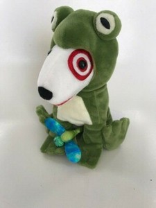 Target Dog Plush Frog Dog Stuffed Toy Bullseye - Very Rare | eBay