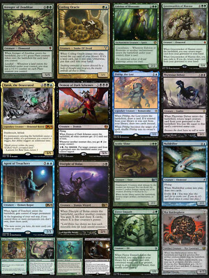 landfall commander deck mtg MTG Commander Deck EDH Deck The Necrobloom 100 Magic Cards Custom Deck  Landfall Modern Horizons 3