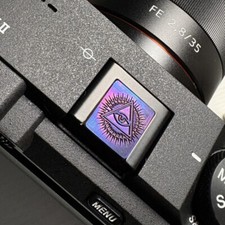 Metal Eye Camera Hot Shoe Cover Protect Cap For Leica Sony Canon Nikon Fujifilm