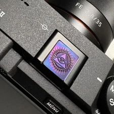 Metal Eye Camera Hot Shoe Cover Protect Cap For Leica Sony Canon Nikon Fujifilm