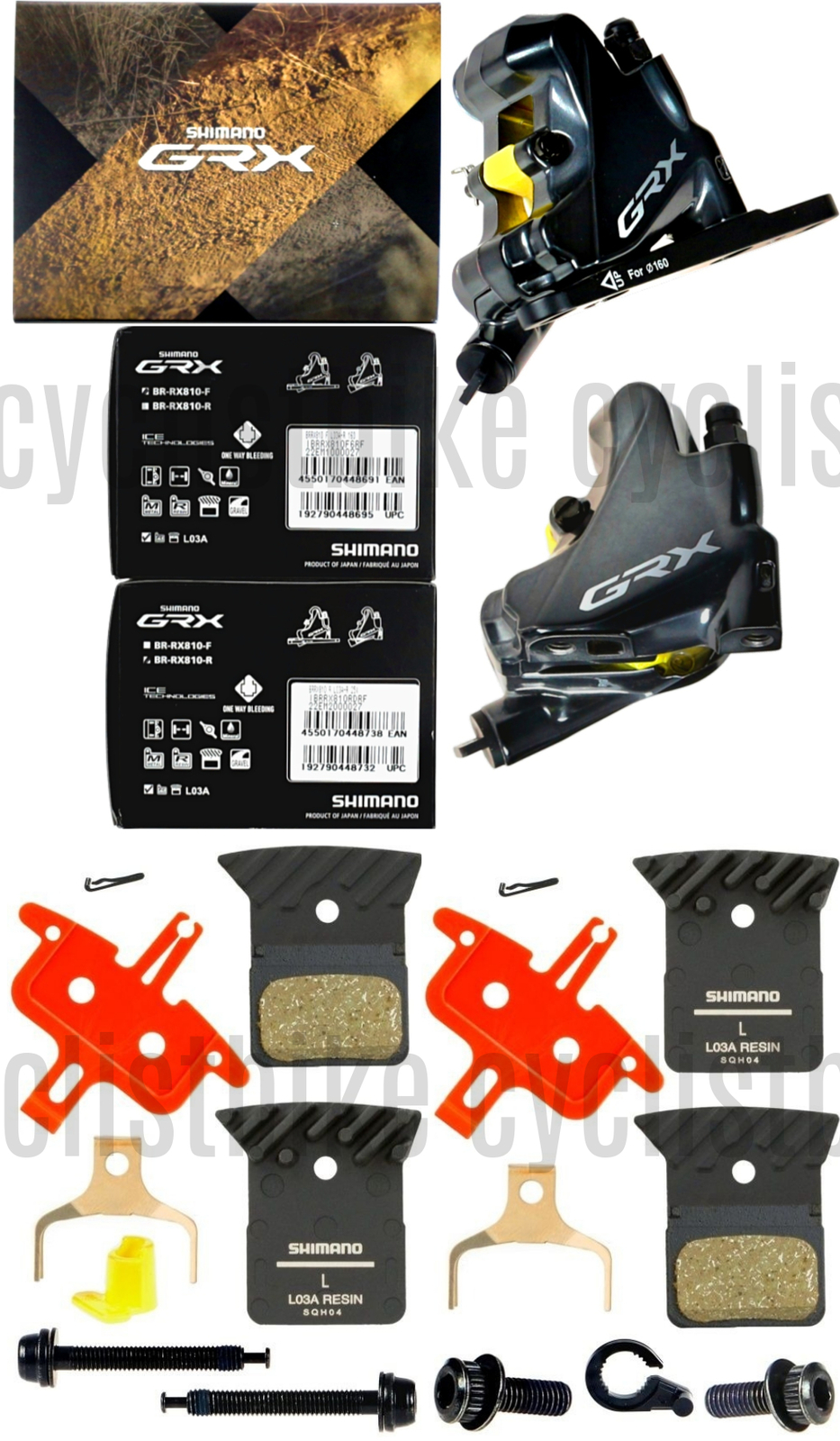 Compra Shimano GRX RX810 Pinza Freno Posteriore - Grigio su
