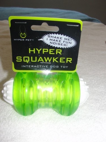 Hyper Squawkers Dog Bone Durable Dog Toy Designed from TPR and Nylon