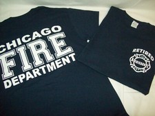 Chicago Fire Department Retired Tee Shirt