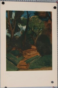 Andre Derain Sous Bois 39 X 27 Cu Litho N 299 Sur 300 Au Crayon Titree Au Dos Ebay