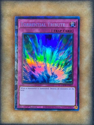 yugioh cards that tribute for cost Yugioh Torrential Tribute GRCR-EN057 Collector Rare 1st Ed NM
