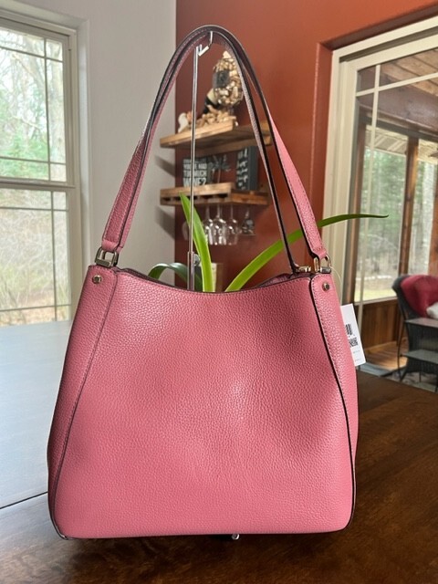Kate Spade Leila Triple Medium Compartment Leather Shoulder Purse Pomegranate 767883263044 eBay
