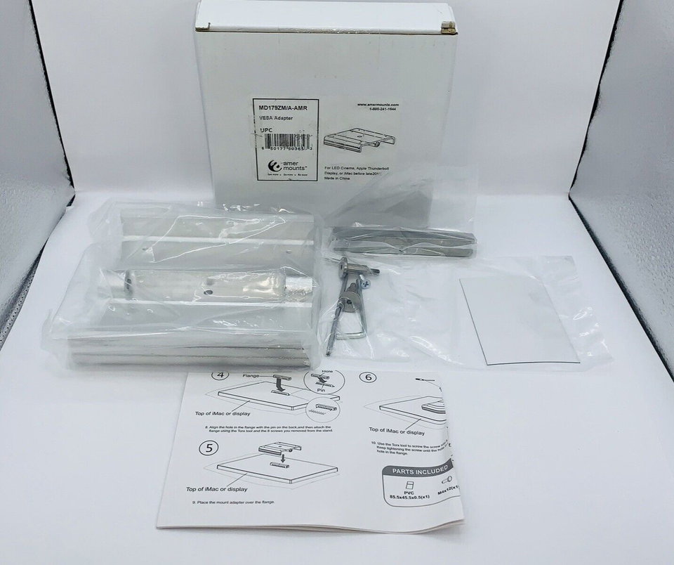 Apple MD179ZM/A AMR Wall Mount For Monitor VESA Mount Adapter Kit for