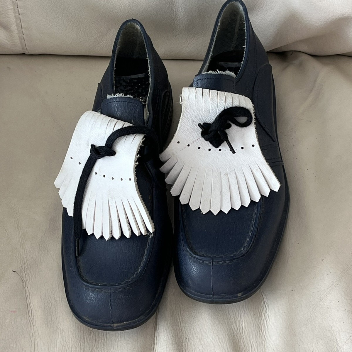 Stylo Matchmakers Women's Navy Vintage Golf Shoes Size UK