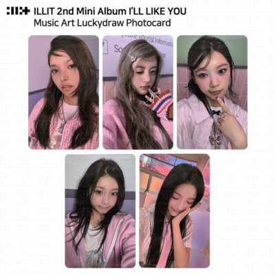ILLIT 2nd Mini Album I'LL LIKE YOU Music Art Luckydraw Photocard