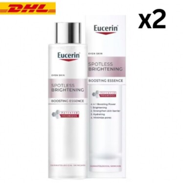 2x Eucerin Spotless Brightening Boosting Essence 100ml Hydration Dark Spot E2027