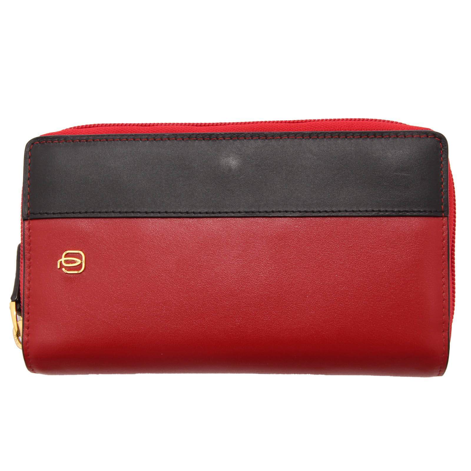 3257AO portafoglio donna PIQUADRO женский кожаный кошелек 24290₽