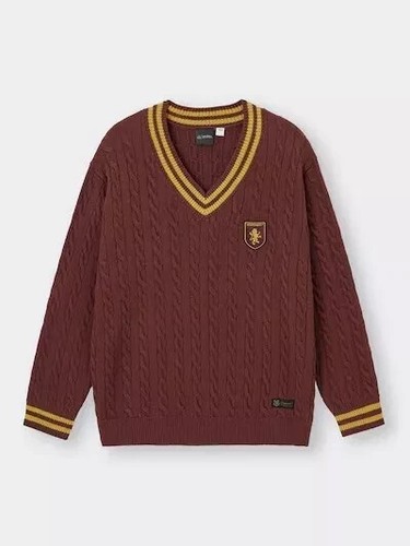 Suéter Harry Potter x GU colaboración cuello en V 4 colores Japón 2024 AW en mano - Imagen 16 de 17