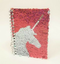 LADY JAYNE 100 RULED SHEETS UNICORN RAINBOW REVERSIBLE SEQUINS JOURNAL,DIARY