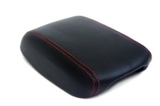 Center Console Armrest Leather Synthetic Cover For Dodge Dart 13-16 Red Stitch Center Console Armrest Leather Synthetic Cover For Dodge Dart 13-16 Red Stitch