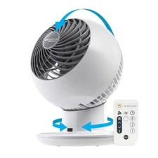 WOOZOO Remote Control Electric Fan 82ft Oscillation 5 Speed Quiet Cooling